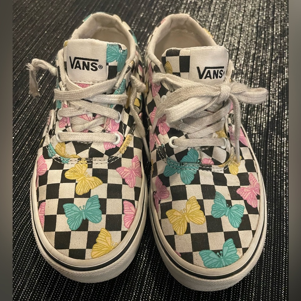Vans Butterfly Checkerboard Sneakers